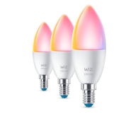 WiZ Wi-Fi BLE 40W C37 E14 922-65 RGB 3CT/6 - 1182642 - zdjęcie 1